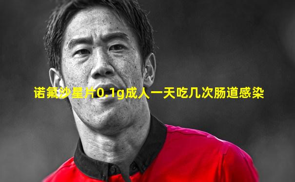 诺氟沙星片0.1g成人一天吃几次肠道感染